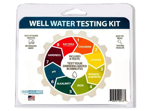 how often to test well water hard water|well water sample testing.